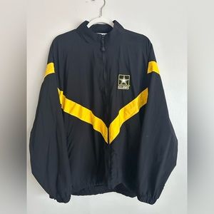 Army Windbreaker in Black MADE IN USA Sz XL